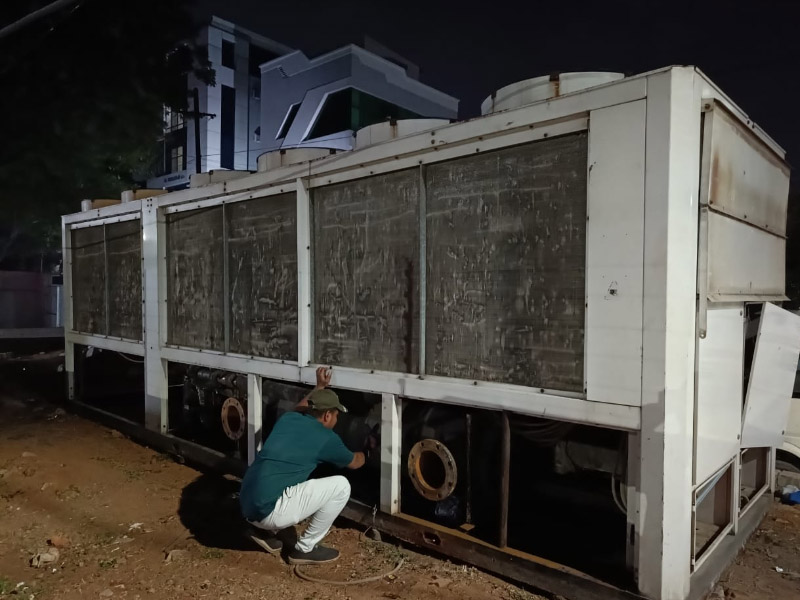 HVAC Air Handling Unit Dismantling