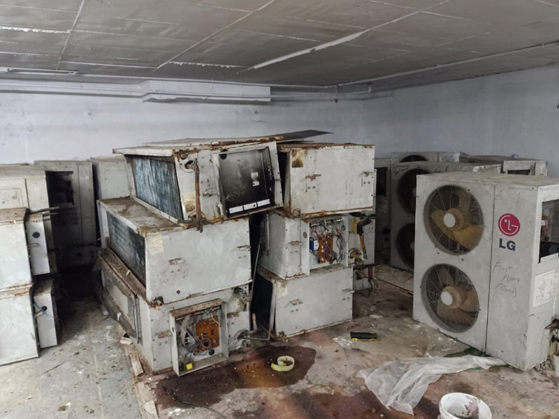 AC Unit e waste scrap recycling