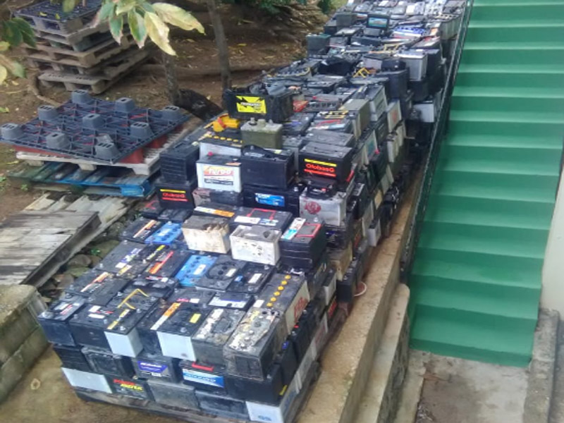 Battery e waste scrap recycling