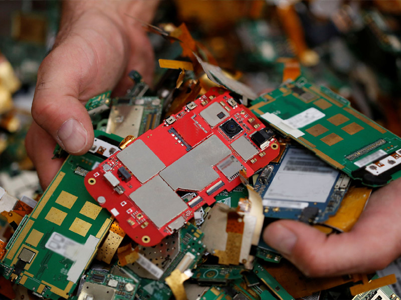 Mobiles or Cell Phones e waste scrap recycling