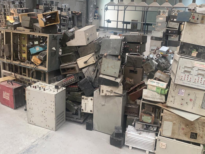 Electronic e waste scrap recycling