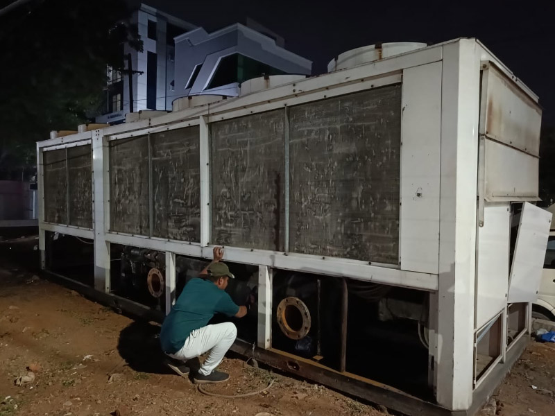 HVAC Air Conditioner System Air Handling Unit AC Unit e waste scrap recycling