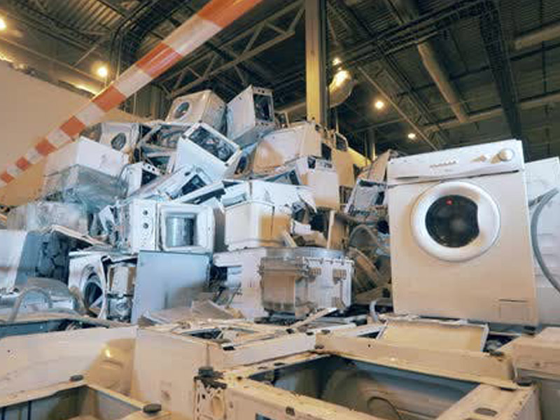 Washing Machine e waste scrap recycling